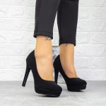Dünne Fersenschuhe und 2YXD32 Black Platform Mei