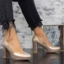 Dicke High Heels 2yxd33 Champagner | Mei