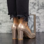 Dicke High Heels 2yxd33 Champagner | Mei
