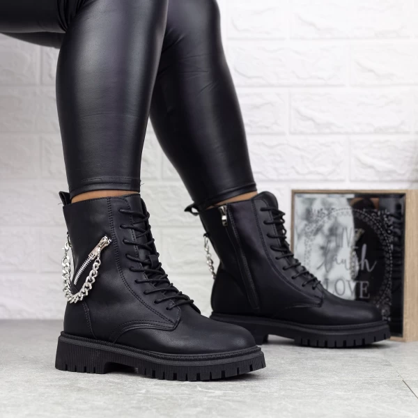 2W279 Schwarze Stiefel Mei