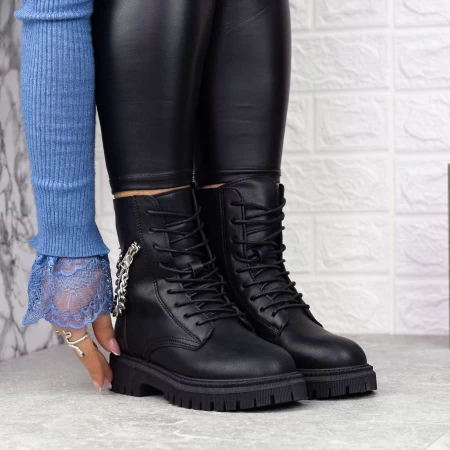 2W279 Schwarze Stiefel Mei