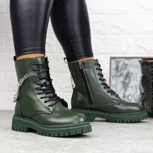 2W279 Grüne Stiefel Mei