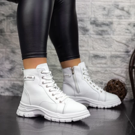 2n28 Weiße Stiefel Mei