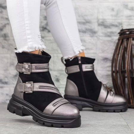 Stiefel 2MX365A Gunmetal-Black | Mei