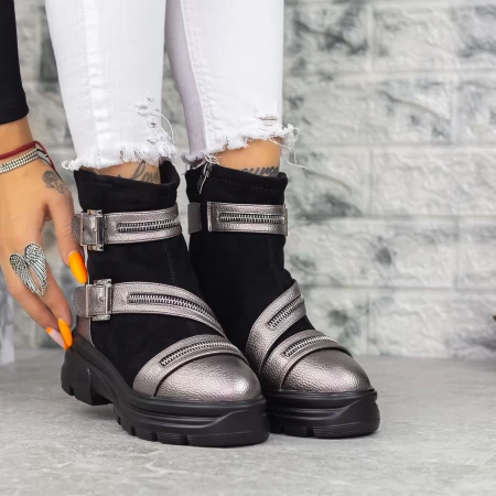 Stiefel 2MX365A Gunmetal-Black | Mei