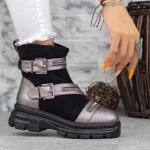 Stiefel 2MX365A Gunmetal-Black | Mei