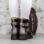 Stiefel 2MX365A Gunmetal-Black | Mei