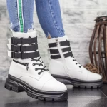 Stiefel 2mx367 Weiß und Schwarz Mei