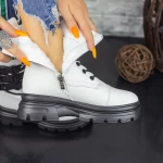 Stiefel 2mx367 Weiß und Schwarz Mei