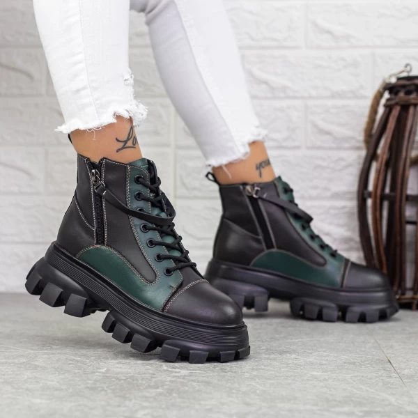 Stiefel 1778 Schwarzgrün Gebildet