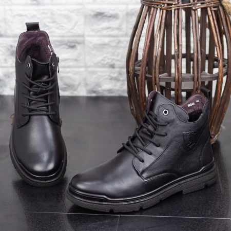 Herrenstiefel 803a3 Schwarz Mels