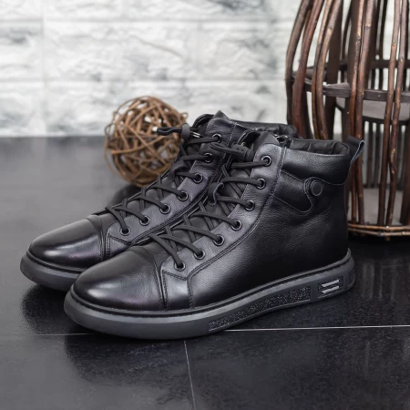 Herrenstiefel 8662-1 Schwarz | Franco Gerardo