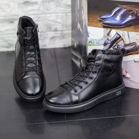 Herrenstiefel 8662-1 Schwarz | Franco Gerardo
