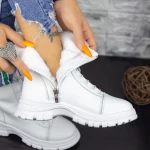2N29 Weiße Stiefel Mei
