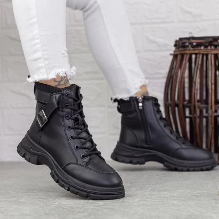 2N33 schwarze Stiefel Mei