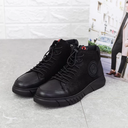 Herren A600-1A Black Stiefel Franco Gerardo