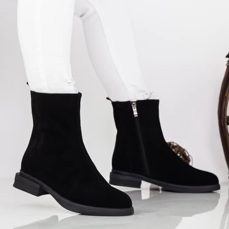 ZJN001 Black Stiefel Gebildet