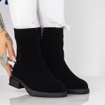 ZJN001 Black Stiefel Gebildet