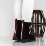 ZJN001 Black Stiefel Gebildet