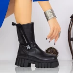 Stiefel auf der 2WL306 -Plattform Black | Mei