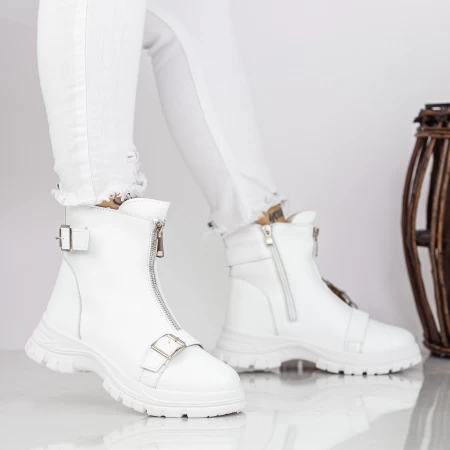 2N22 Weiße Stiefel Mei