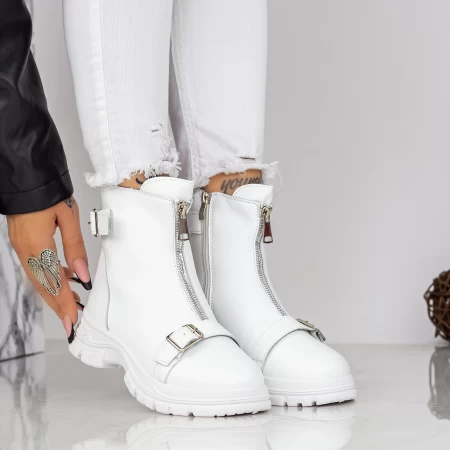 2N22 Weiße Stiefel Mei