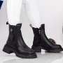 Stiefel auf der 2WL305 -Plattform Black | Mei