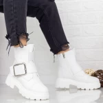 Stiefel auf der weißen Plattform 2MX383 Mei