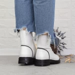 Stiefel 2mx518 Weiß und Schwarz Mei