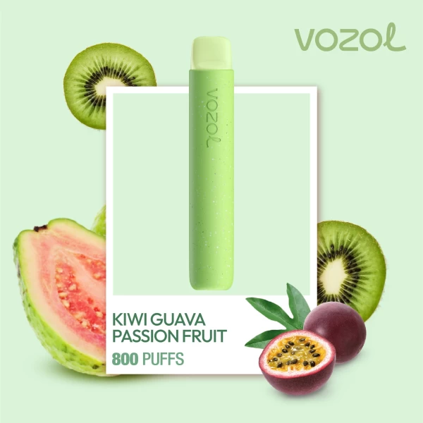 One -Time Electronic Shisha Star800 Kiwi Guava Passion Frucht | Vozol