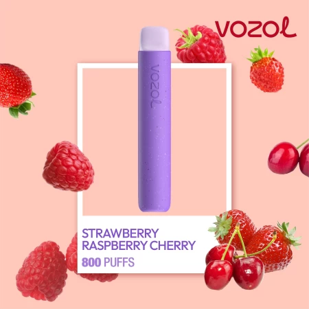 One -Time Electronic Shisha Star800 Strawberry Raspberry Cherry | Vozol