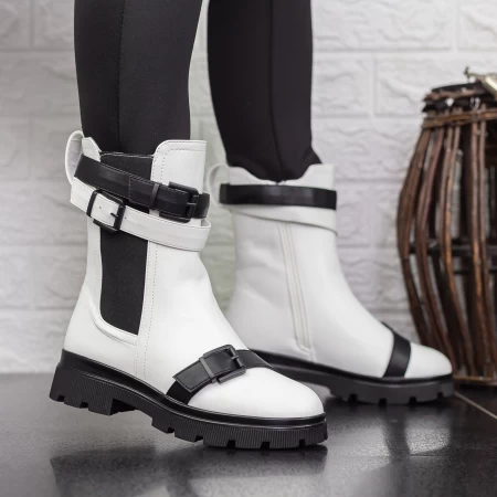 Stiefel 2mx372 Weiß und Schwarz | Mei