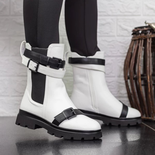 Stiefel 2mx372 Weiß und Schwarz | Mei