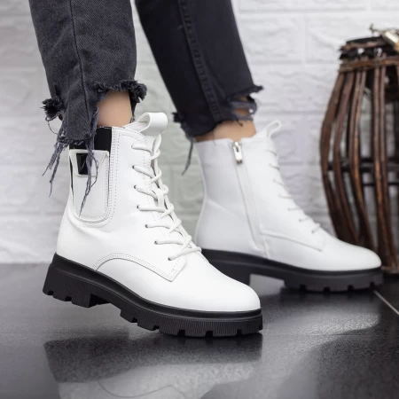 Stiefel 2mx517 Weiß und Schwarz Mei