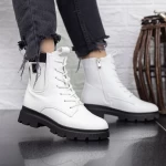 Stiefel 2mx517 Weiß und Schwarz Mei