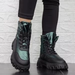 Stiefel auf der 2xj67 Black-Green-Plattform Mei