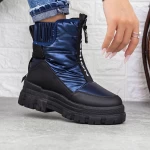 Stiefel auf der 2B7 Black-Dzenoniebieski-Plattform | Mei