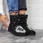 Frauen ug 2g10 Lederstiefel schwarz | Mei