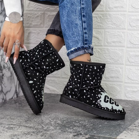 Frauen ug 2g10 Lederstiefel schwarz | Mei