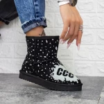 Frauen ug 2g10 Lederstiefel schwarz | Mei