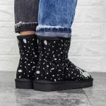 Frauen ug 2g10 Lederstiefel schwarz | Mei