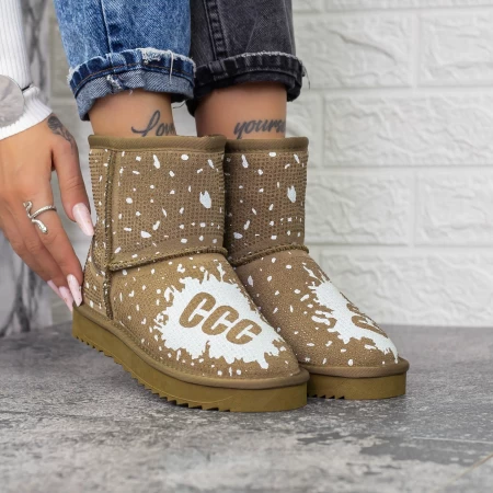 Frauen ug 2g10 Lederstiefel hellgrün Mei