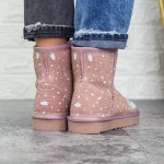 Frauen UG 2G10 Lederstiefel rosa | Mei