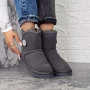 Frauen Lederstiefel ug 2g11 grau Mei