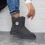 Frauen Lederstiefel ug 2g11 grau Mei