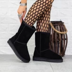 Frauen ug 2G2 Lederstiefel schwarz | Mei