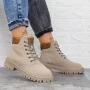 2W322 Stiefel hellgrau Mei