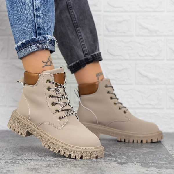 2W322 Stiefel hellgrau Mei