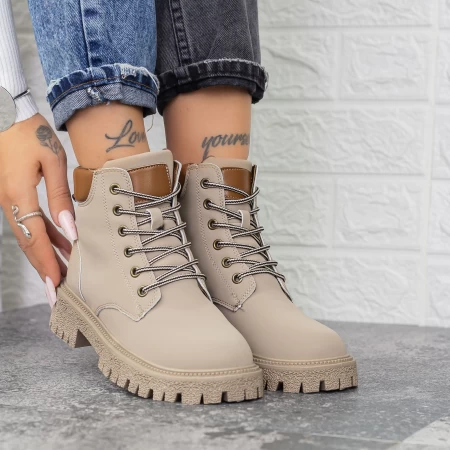 2W322 Stiefel hellgrau Mei