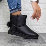 Frauen UG 2N5A Lederstiefel schwarz | Mei